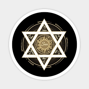 Astrological HexagramEmblem Magnet